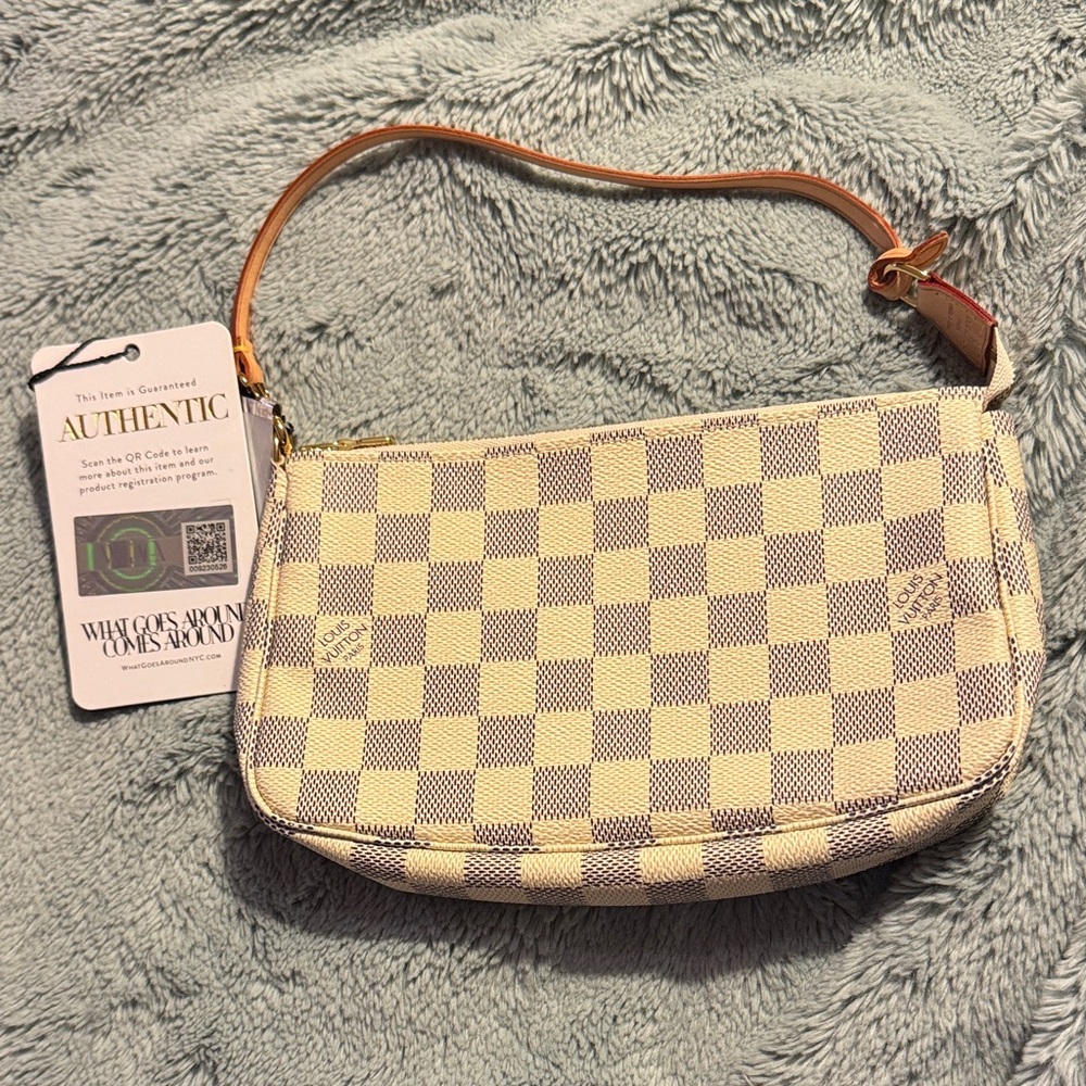 LOUIS VUITTON Damier Azur Pochette Accessories NM
